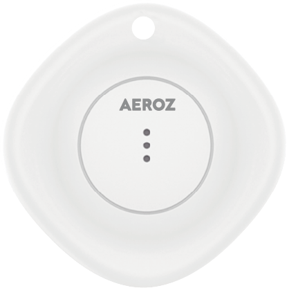 Aeroz TAG-1000 - Kuffert- og nøgle finder til brug med iPhone - virker med Apple Find appen