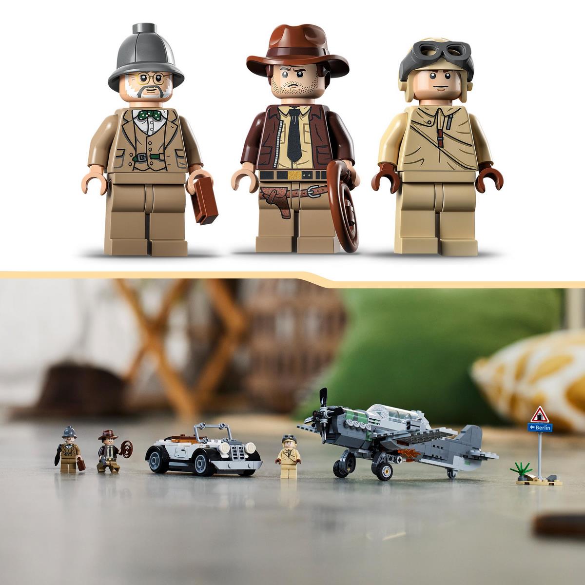 Poursuite en avion de combat Lego Indiana Jones 77012