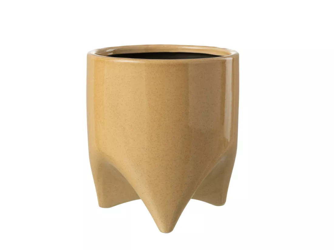 Cachepot helia ceramique vert 18x18x20,5cm