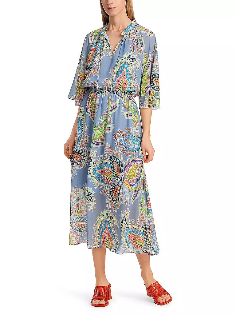 MARC CAIN Midikleid blau