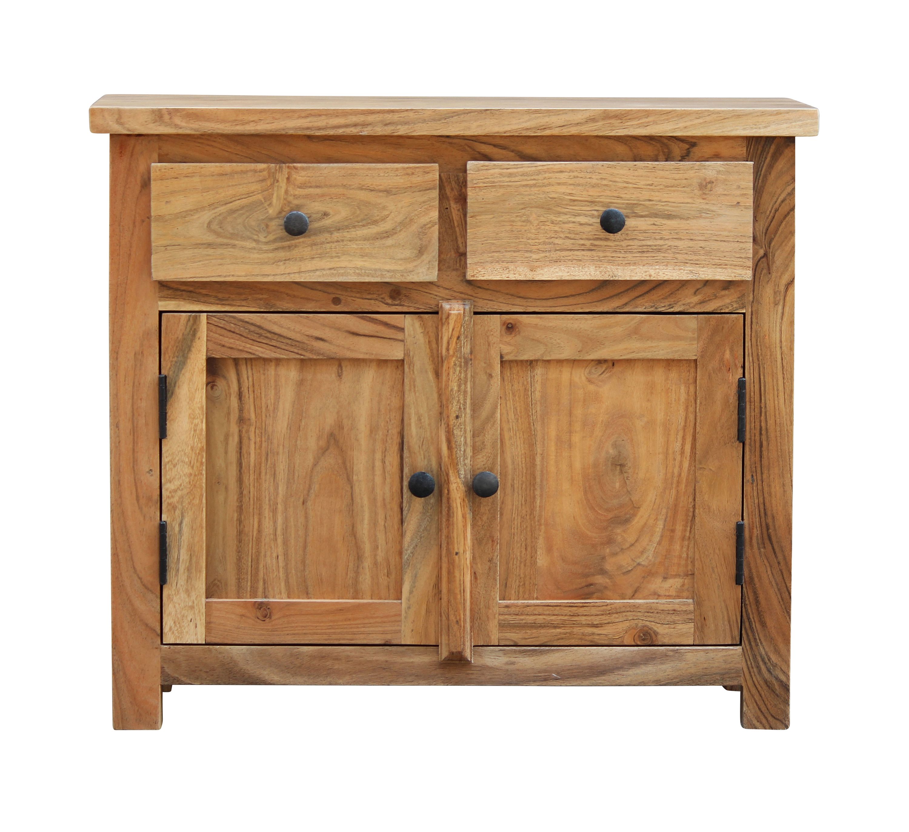 Kommode Holz Vintage PEDRO 75 x 65 cm