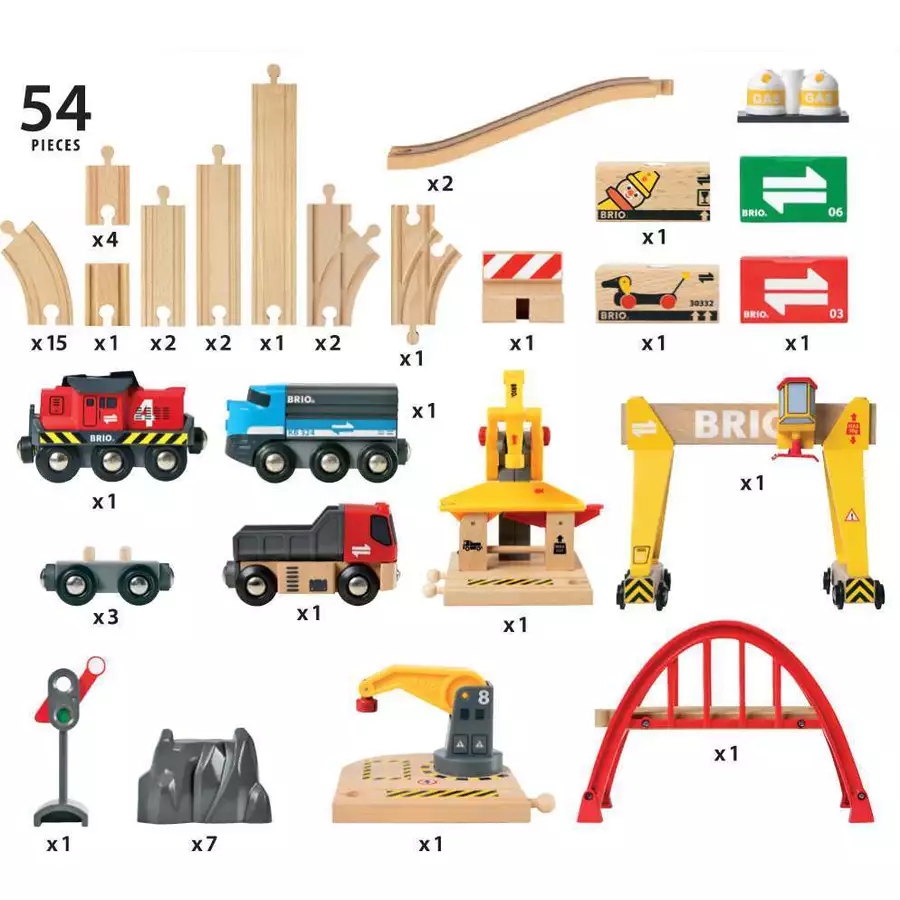 Brio BRIO Frachten Set Deluxe bunt