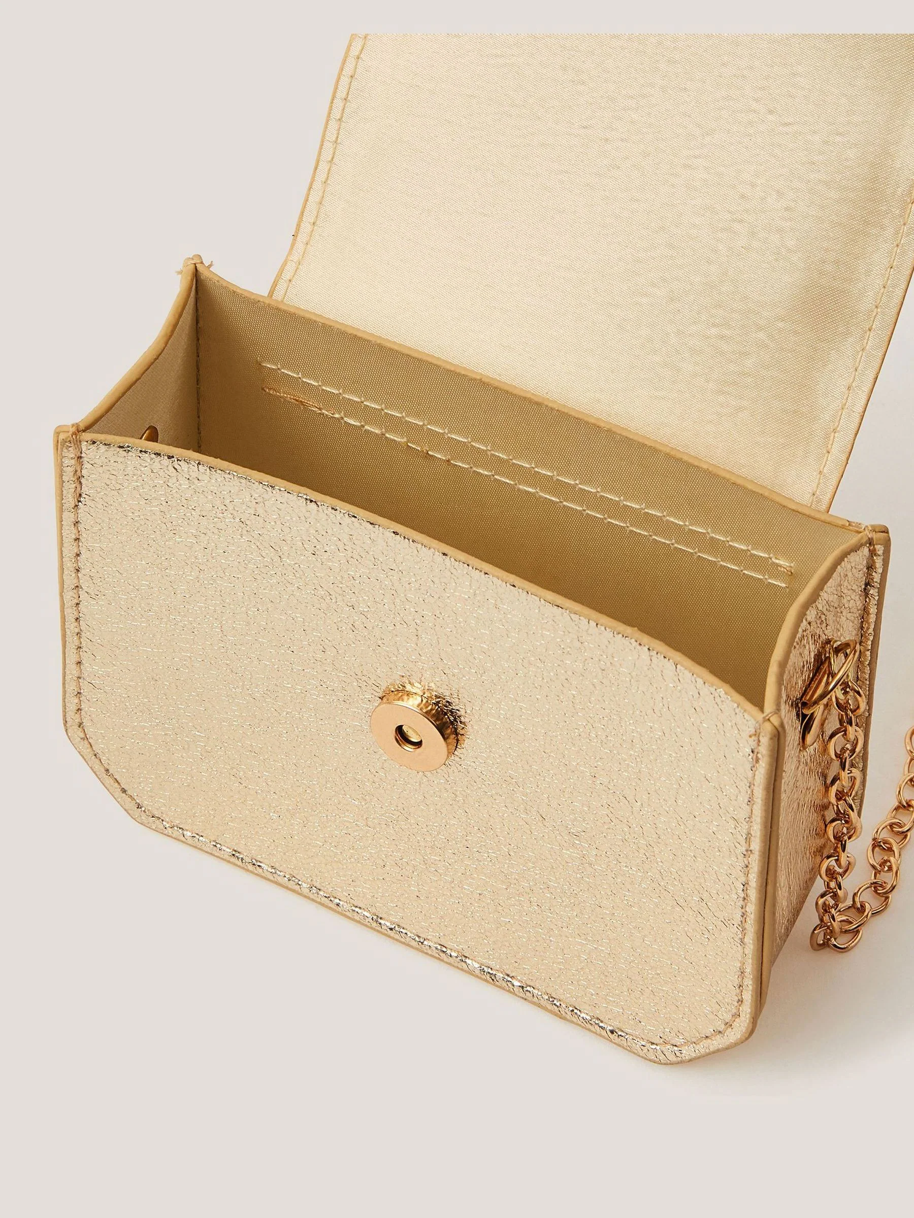 Monsoon Mini Metallic Handbag