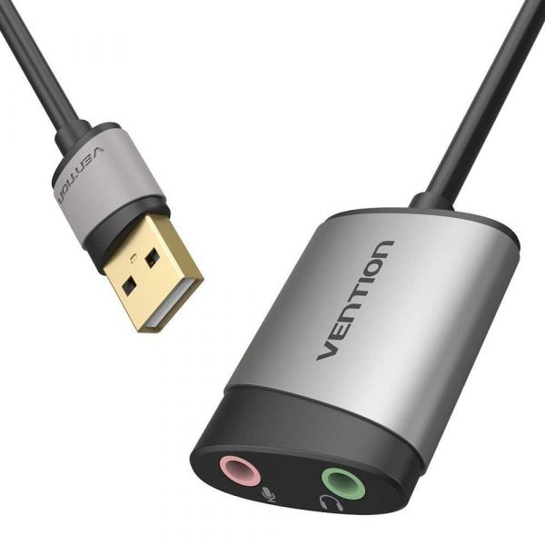 Vention Placa de Som Externa USB