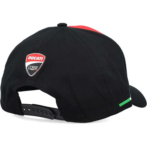 ducati racing - Casquette baseball Corse N°3 Noir / Rouge