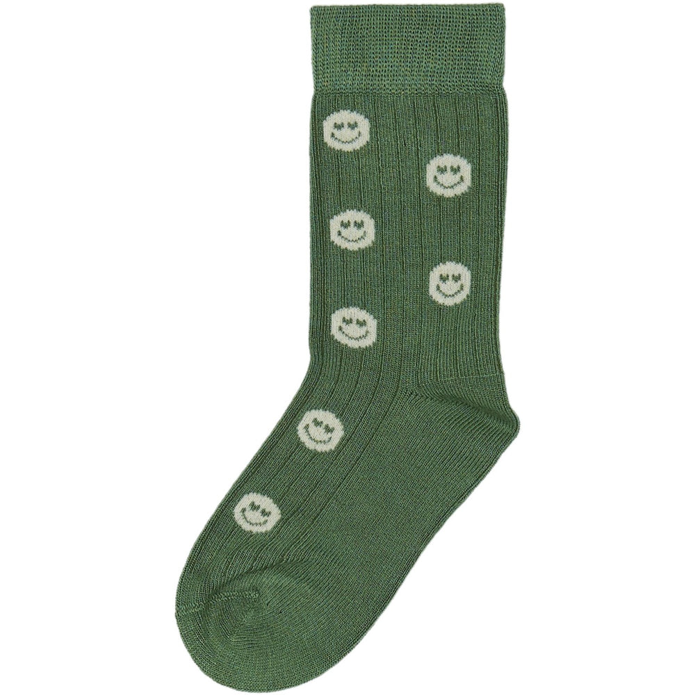 Køb minipop® Green Smilie MiniPop® Bambus Motif Strømper