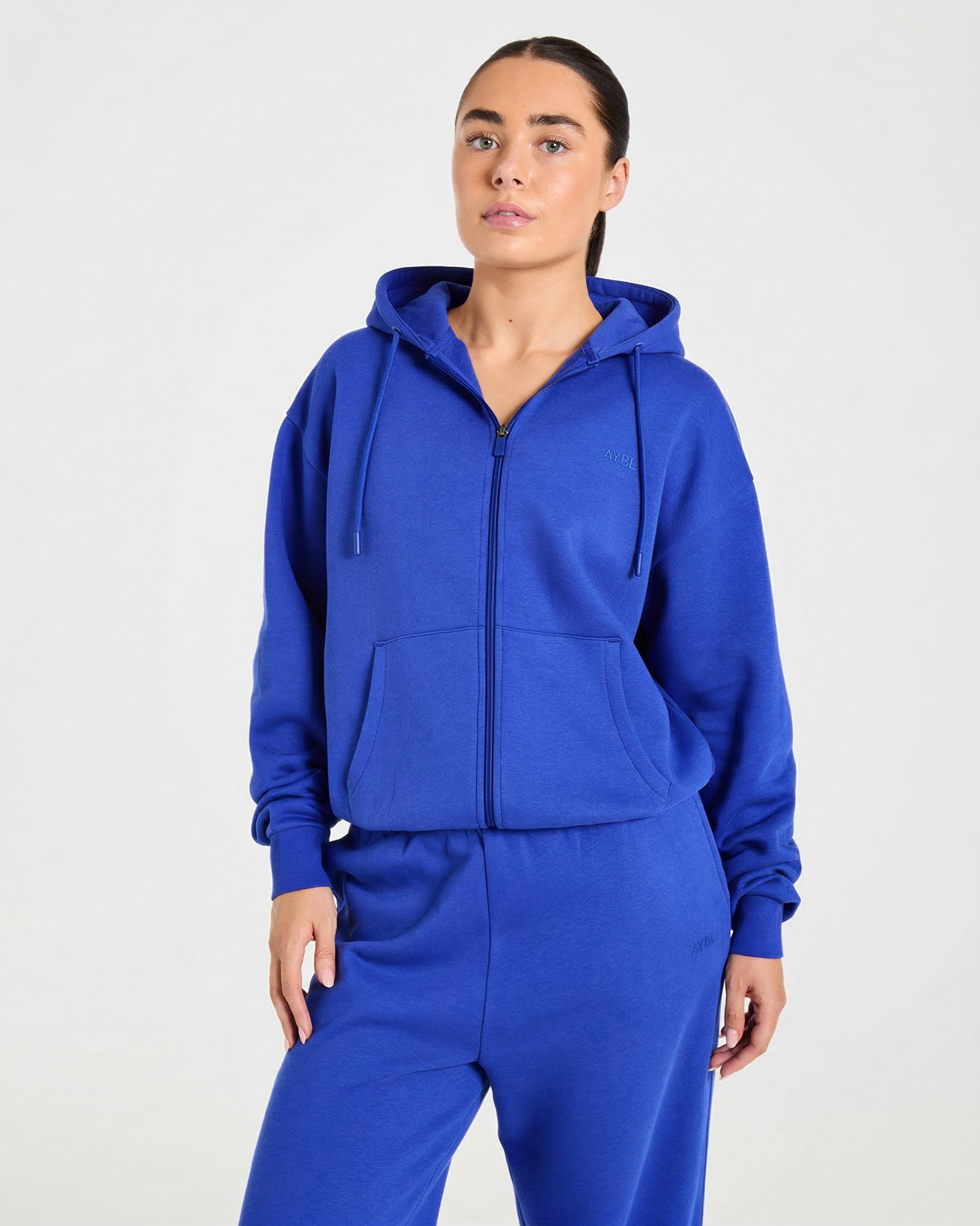 Lifestyle Oversized Zip Up Hoodie