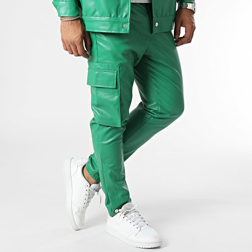 Ensemble Veste Et Pantalon Cargo Vert