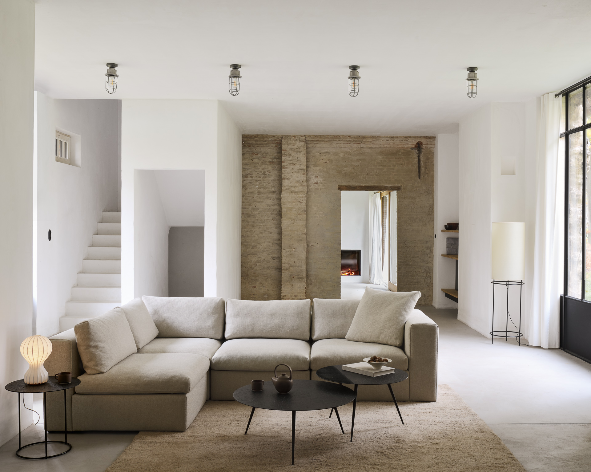 Mellow sofa - leuning rechts - off white