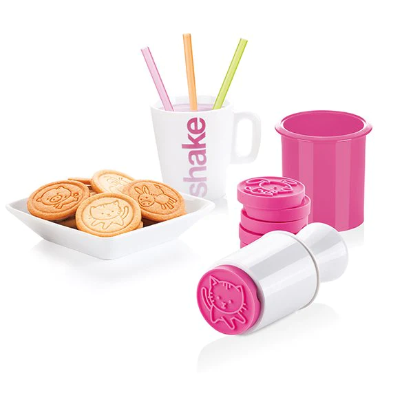 Tampon à biscuits animaux 6 décors Delicia