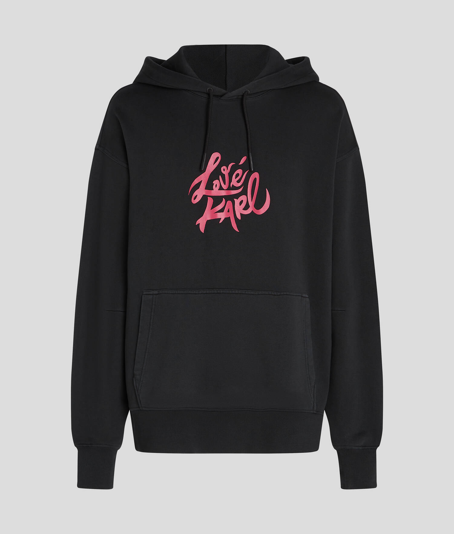 SWEAT À CAPUCHE KLJ X ATELIER RESERVÉ - Noir lavé