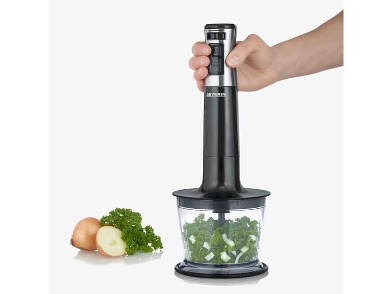 Severin Stabmixer SM 3772 Schwarz/Silber Stabmixer-Set
