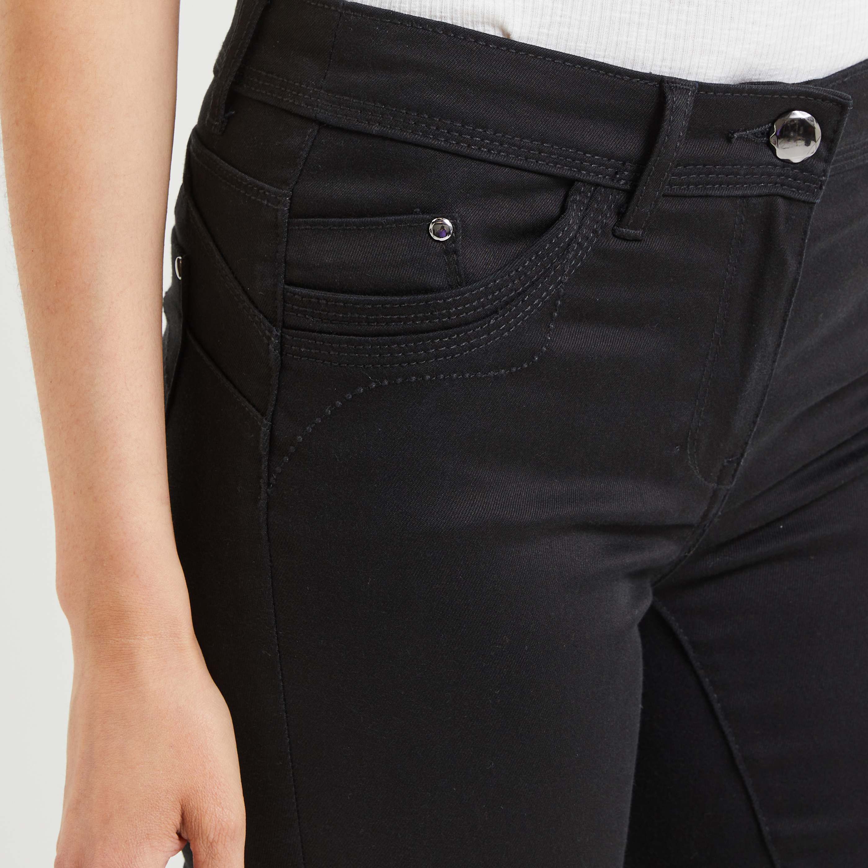 Jean slim push up RIO femme - BLACK