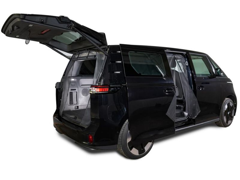 Van Quito Schiebetürenmoskitonetz, fine-mesh VW ID Buzz Schiebetürenmoskitonetz Reissverschluss, VW ID Buzz, Beifahrerseite (rechts), Maschenweite Fine-mesh