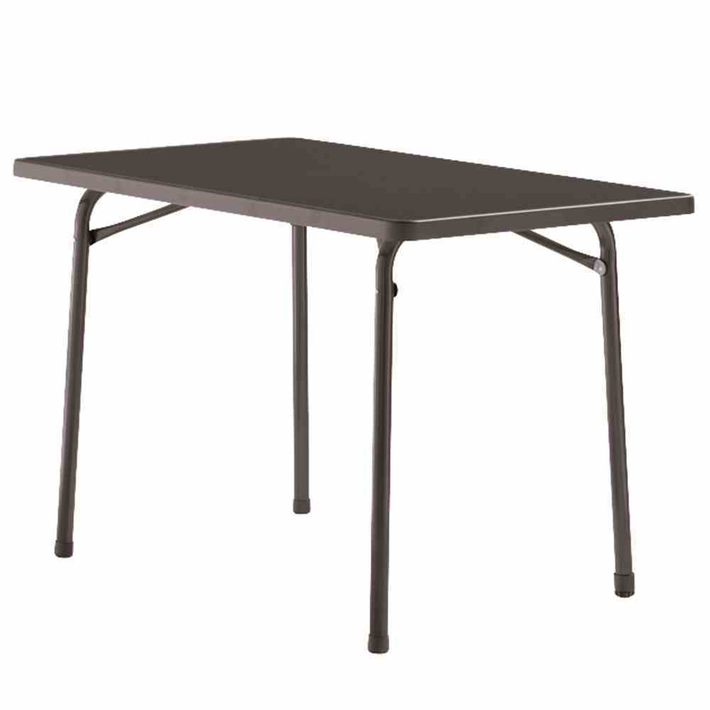Klapptisch - eisengrau - Stahl - 115x70 cm