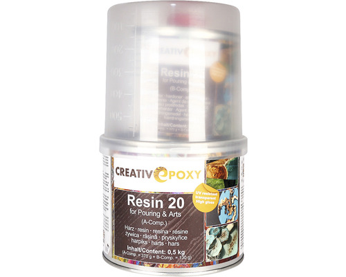 CreativEpoxy Resin 20 giethars 500 g