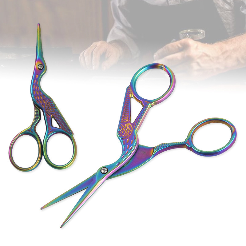 (4er Set) Professionelle Textil Scheren Fadenschere Universal Stoff Schneider Stickschere Mercerie Hilfsmittel (Rechts- und Linkshänder)