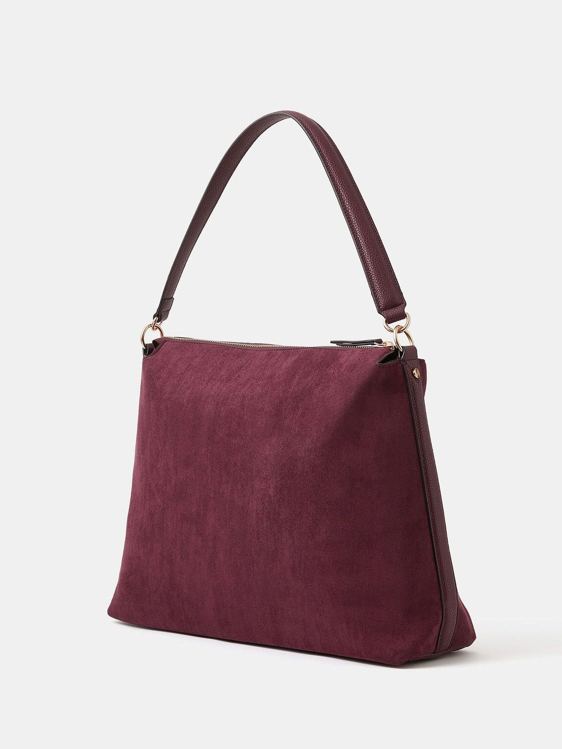 Accessorize Large Slouchy Suedette Handbag