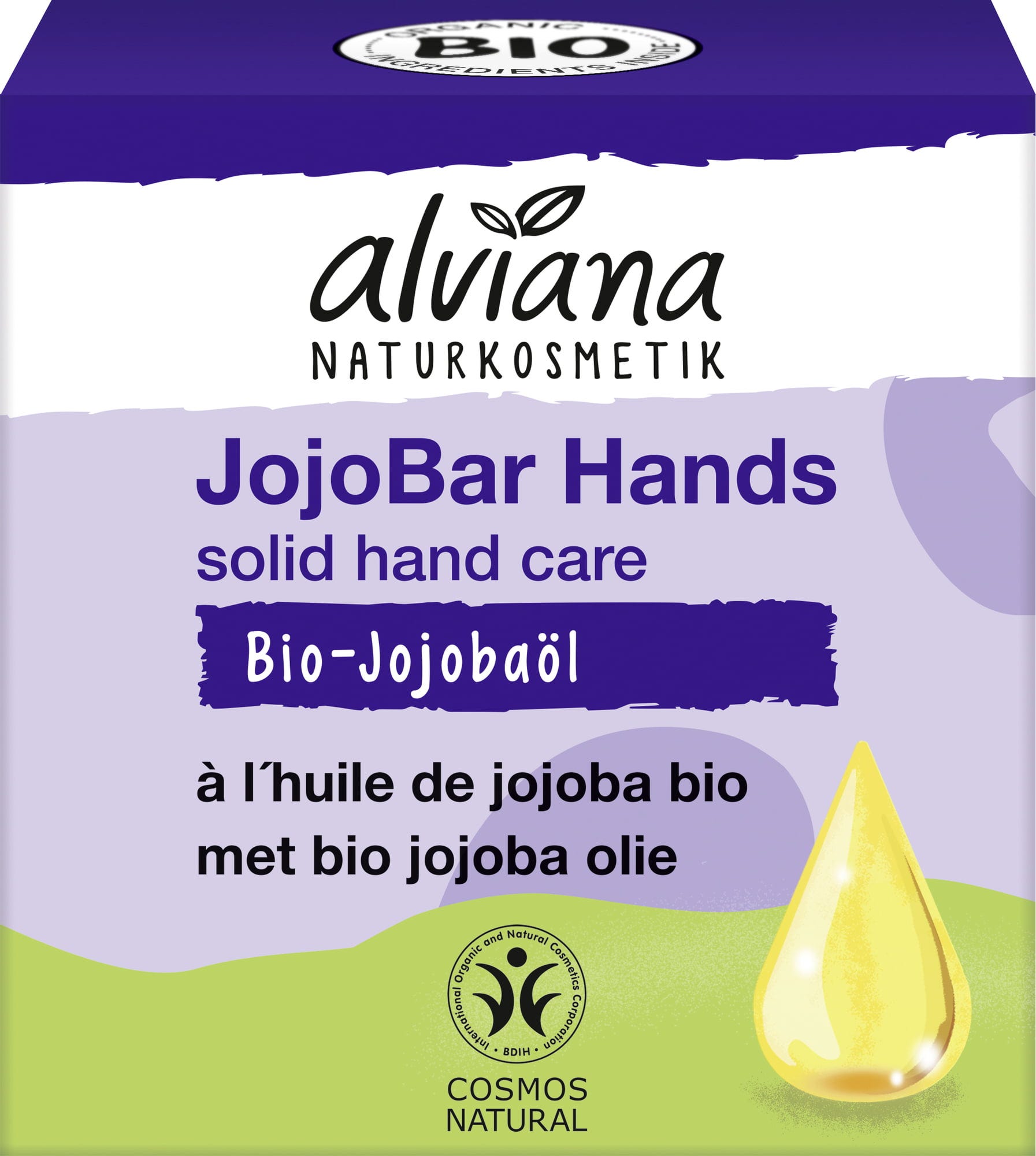 alviana Naturkosmetik  Feste Creme JojoBar Hands, 25 g