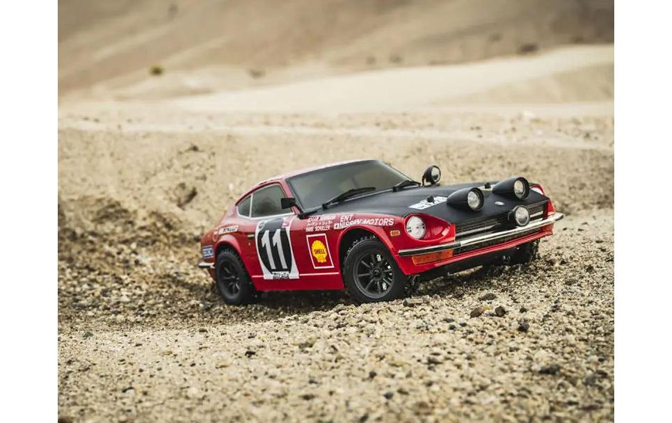 Rally Fazer FZ02-R Datsun 240Z 1971 ARTR, 1:10<br>4WD Rally-Modell mit detaillierter 1971 Datsun 240Z Rally Karosserie