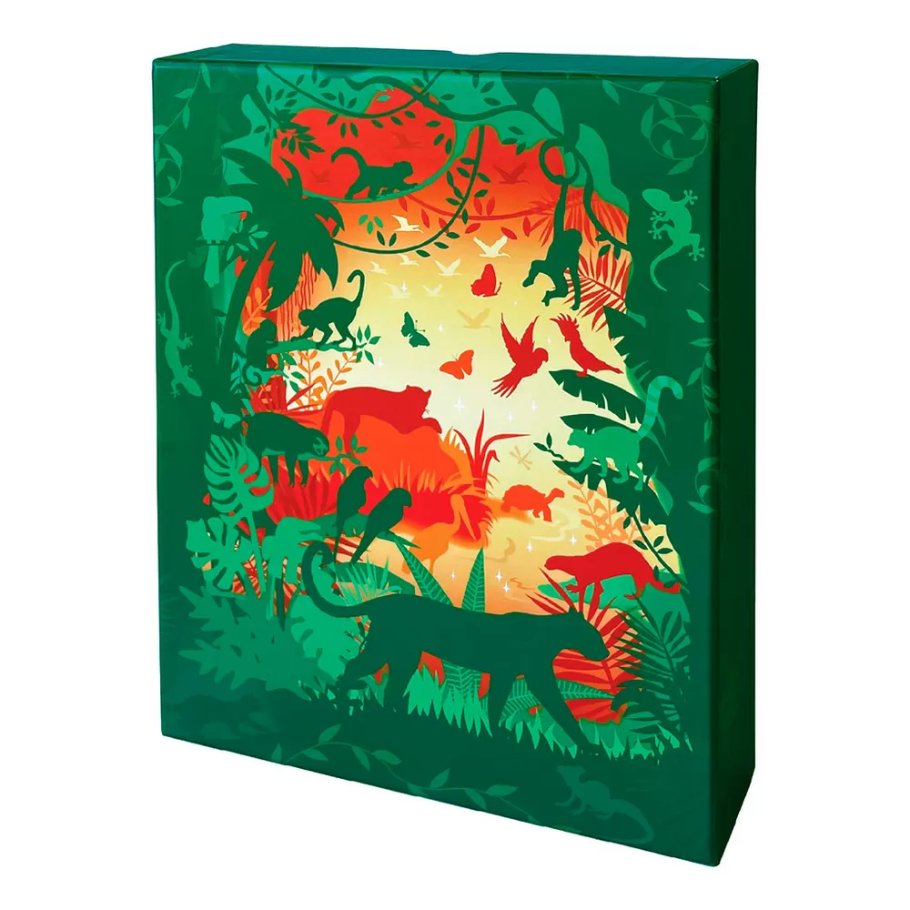 BOX CANDIY Night Light Jars - Totally Twilight Rainforest - 1 stk