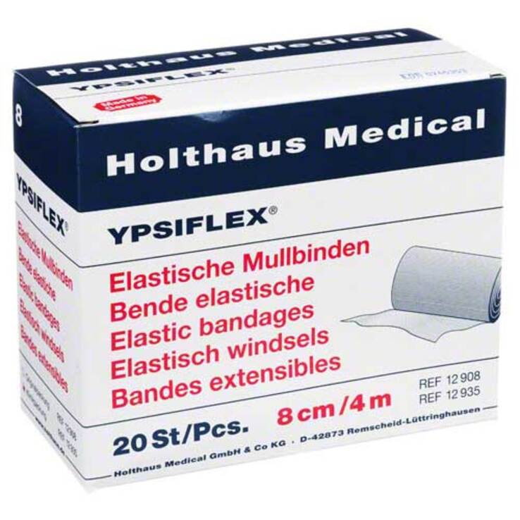 Mullbinden 4mx8cm elastisch, 20 St