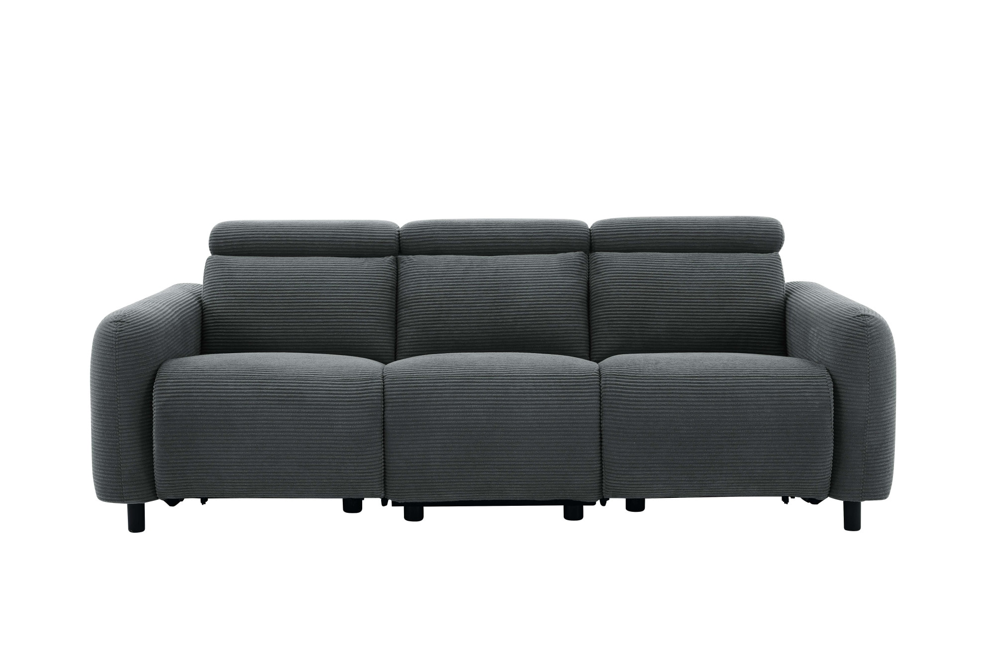 Home affaire 3-Sitzer »SKAANE in Cord, Sofa mit manueller u. elektrischer Relaxfunktion« Relax-Funktion in 2 Sitzen, Kopfteilverstellung, Federkernpolsterung