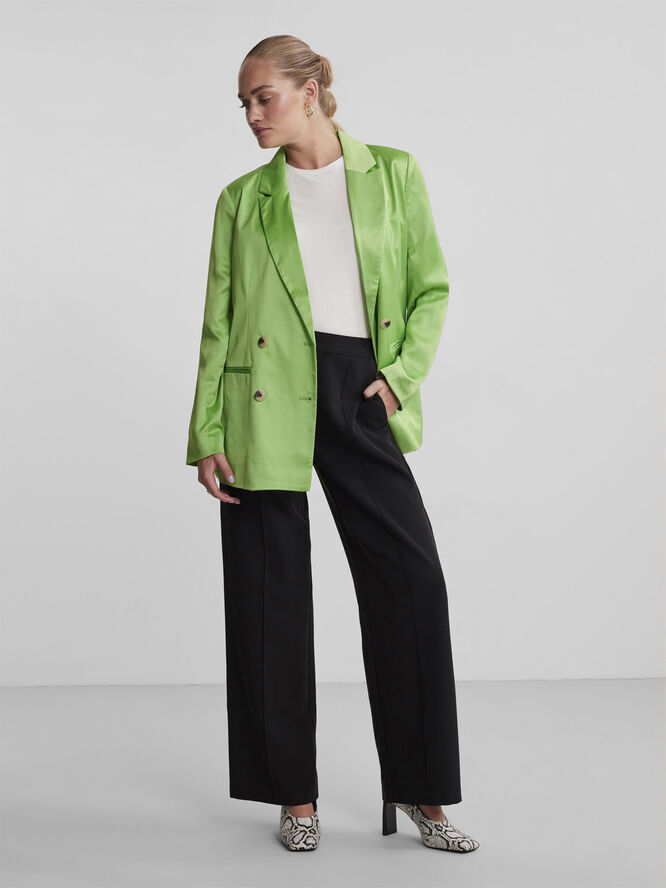 Pieces PCMASJA LS BLAZER Grass green