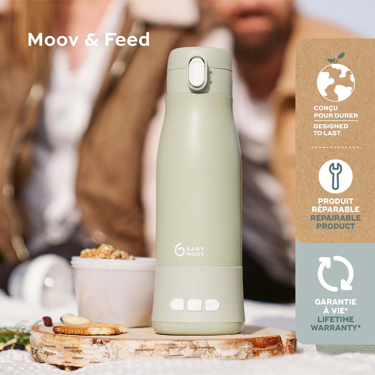 Babymoov Flaschenwärmer für unterwegs Moov & Feed