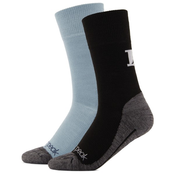 Heber Peak - EvergreenHe. Hiking Crew Socks 2-Pack - Chaussettes de randonnée