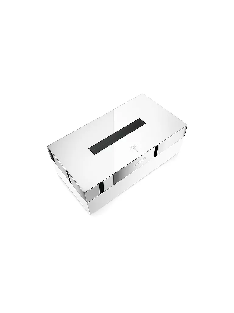 JOOP Kleenexbox Chromeline 23x12cm silber