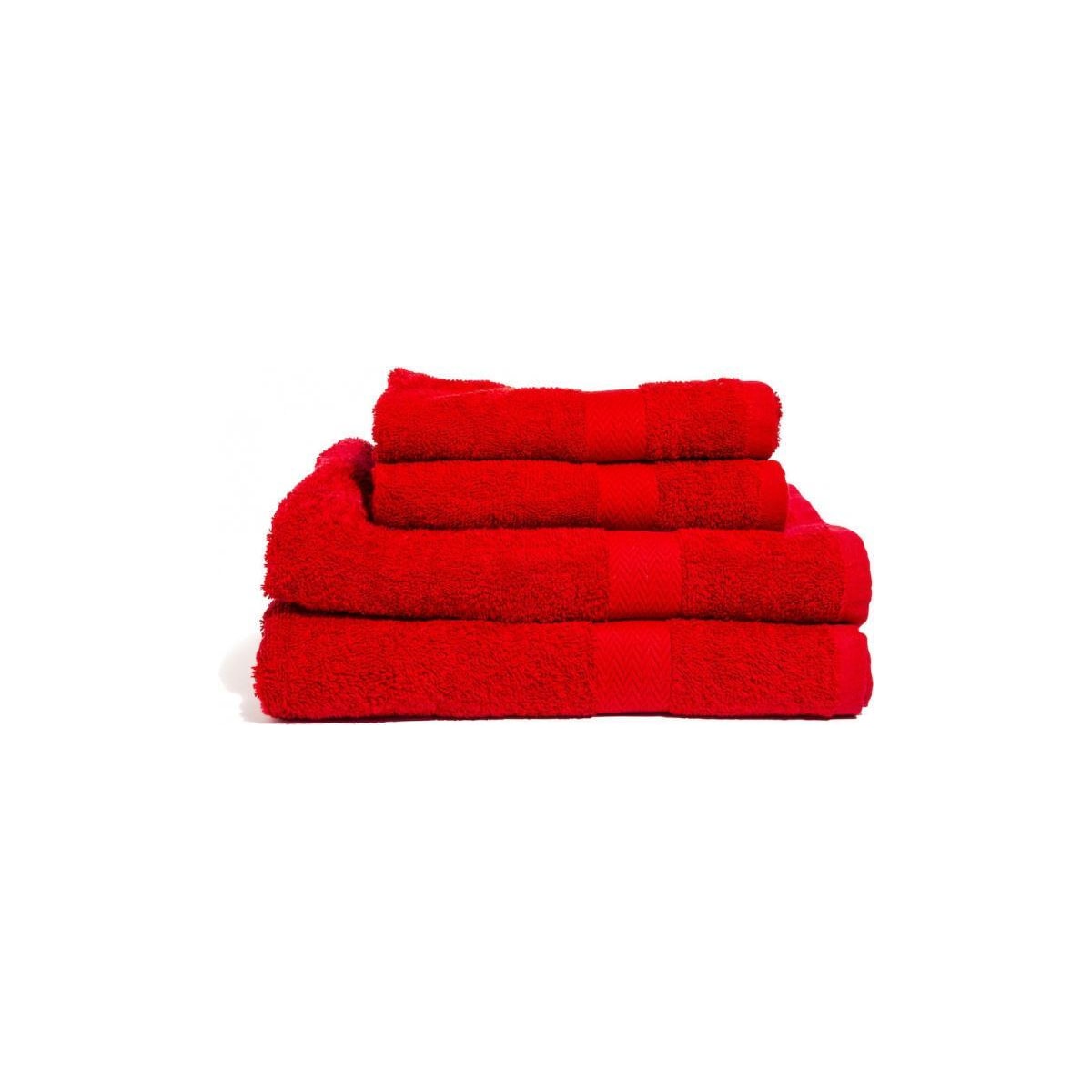 Queen Anne Frotté Röd 65x130