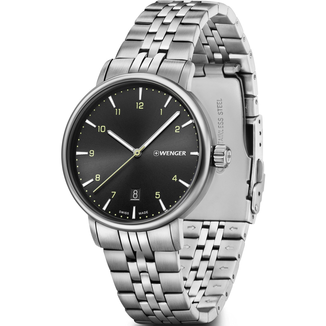 Wenger Urban Classic Silbrig / Schwarz Ø 40mm