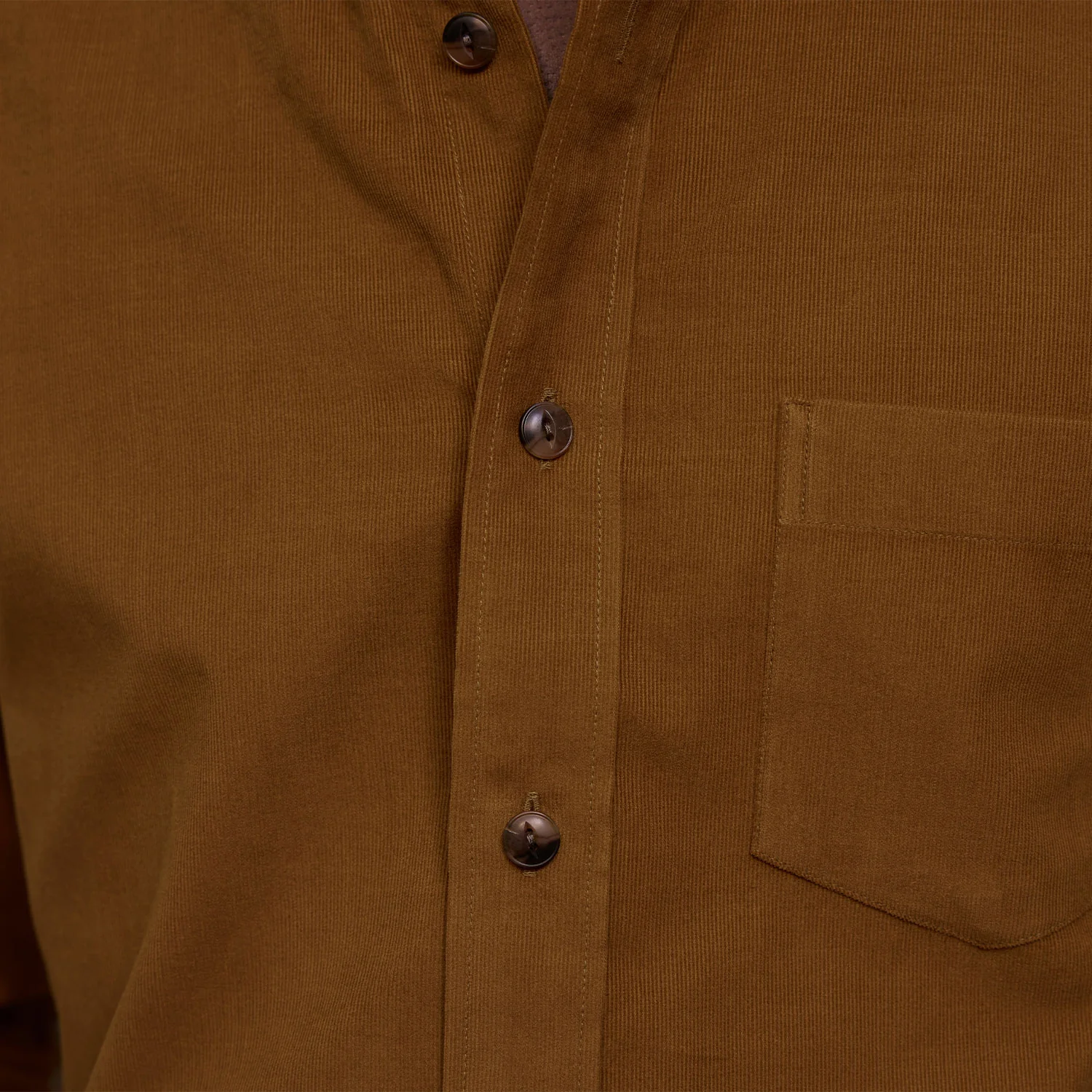 Camel velvet shirt