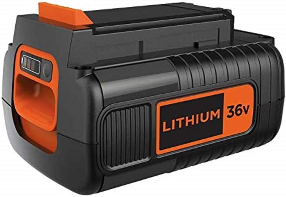 BLACK+DECKER - Aspirateur souffleur Broyeur Sans Fil 36V - Livré avec un sac de 45 L ‎- BCBLV36B-XJ