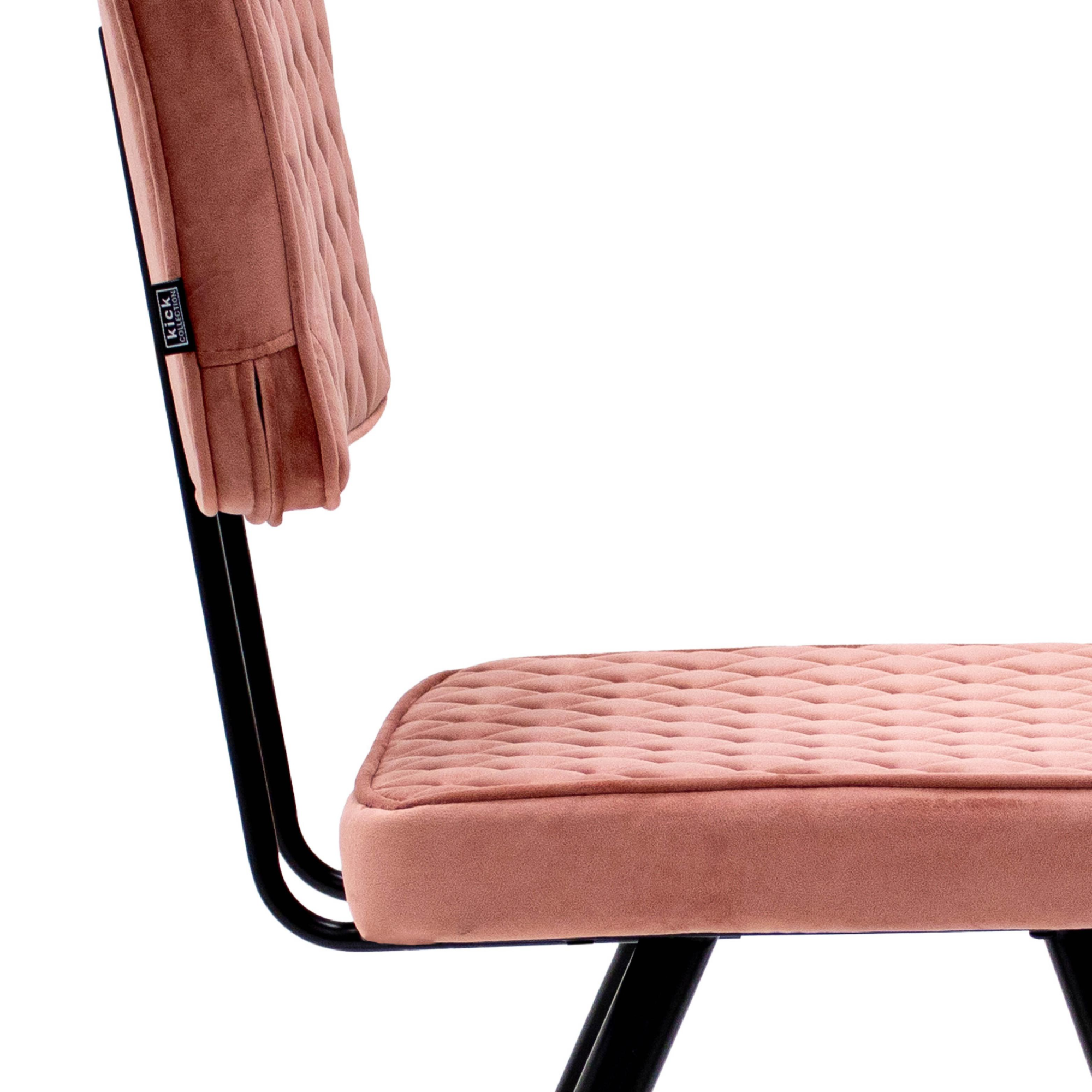 Kick eetkamerstoel Toby - roze