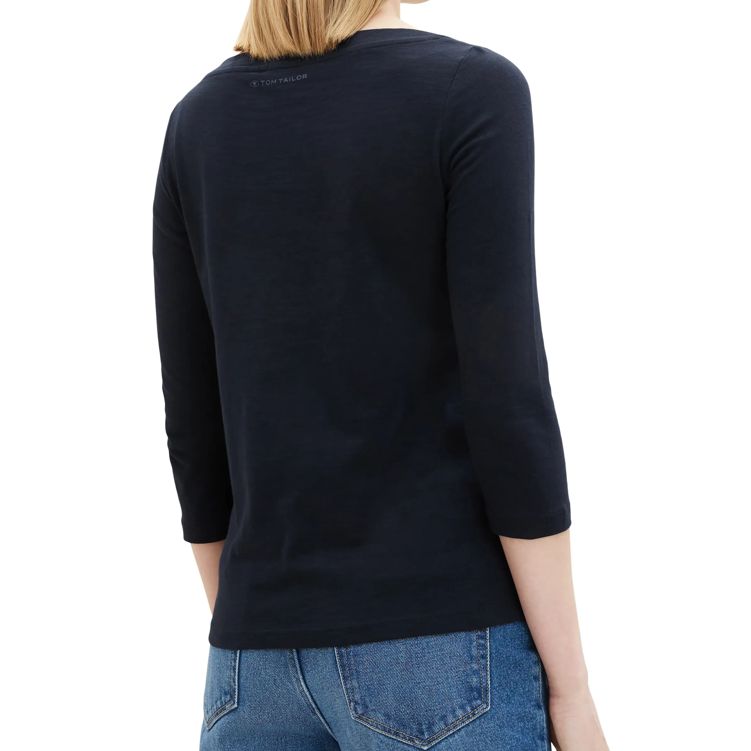 Damen Basic Shirt mit 3/4 Arm