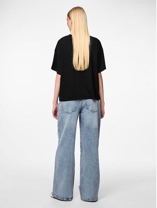 PIECES Dames Wide Fit Jeans PCSELMA LW, blauw (light blue denim), 32W x 30L