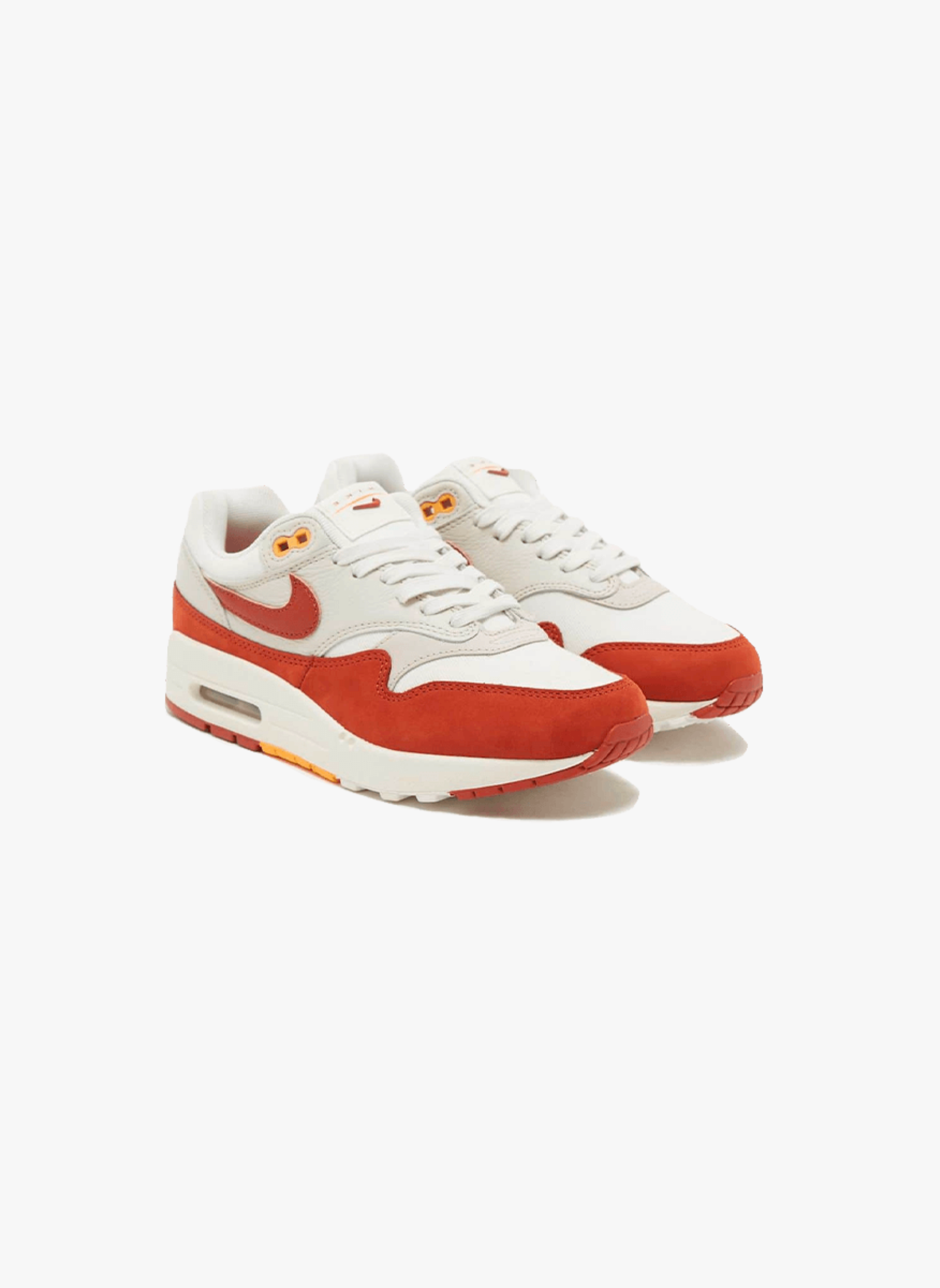 Nike air max 1 rugged orange | Blanc