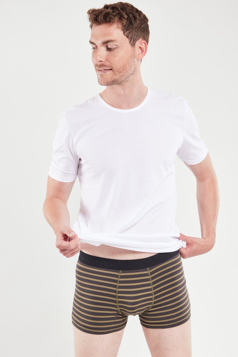 Boxer rayé - coton léger