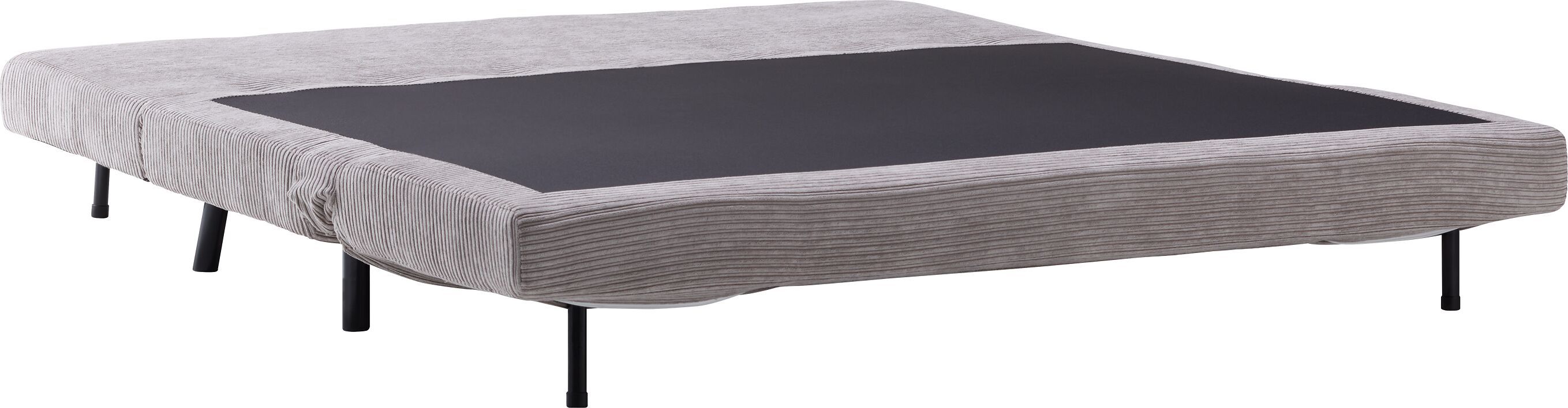 BERNADETTE Bettsofa - Hellgrau / B: 161.0 cm x T: 91.0 cm x H: 82.0 cm
