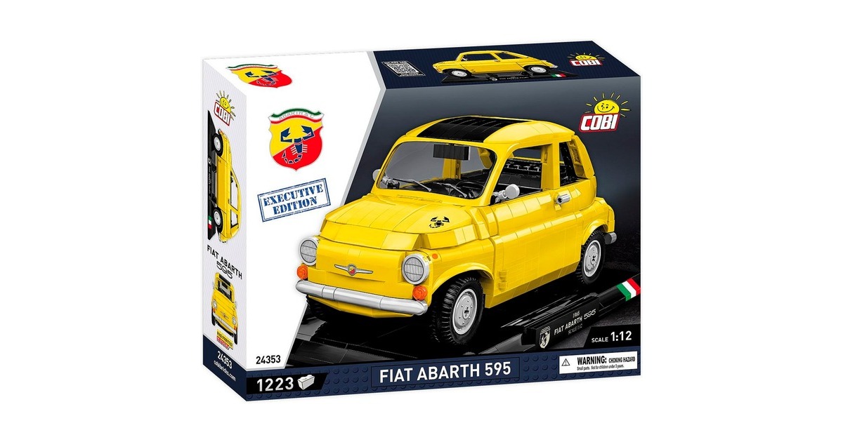 COBIFiat 500 Abarth Executive Edition Constructiespeelgoed  (Schaal 1:12)