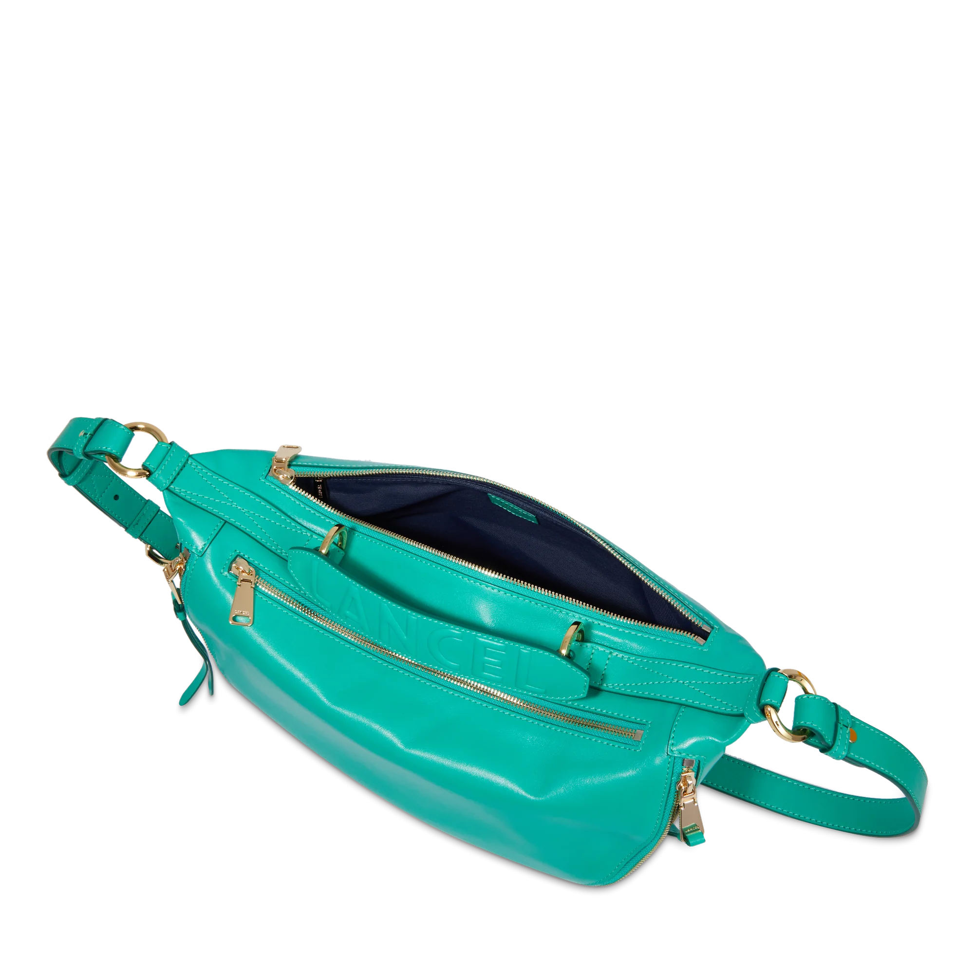 Sac porté croisé M Origami de Lancel-Emeraude