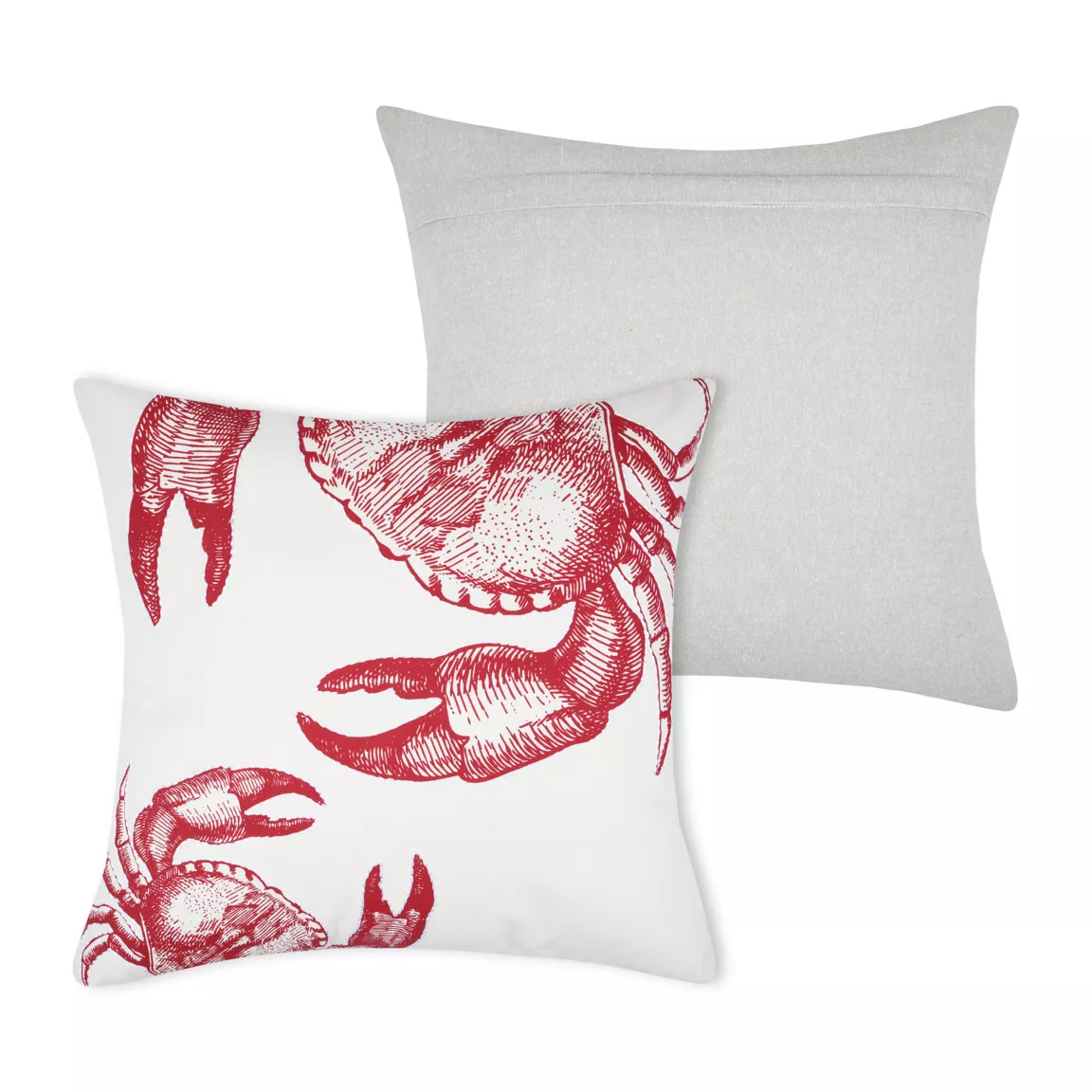 Coussin extérieur carré (45 x 45 cm) Shellfish Rouge