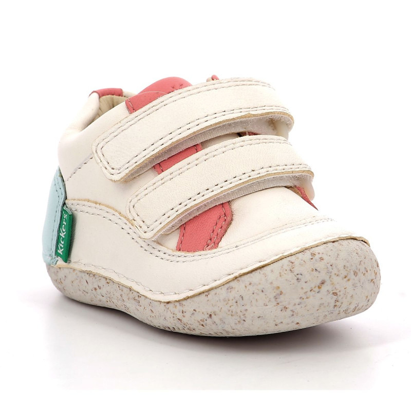 Kickers Kickers Sostankro Blanc Rose Bleu