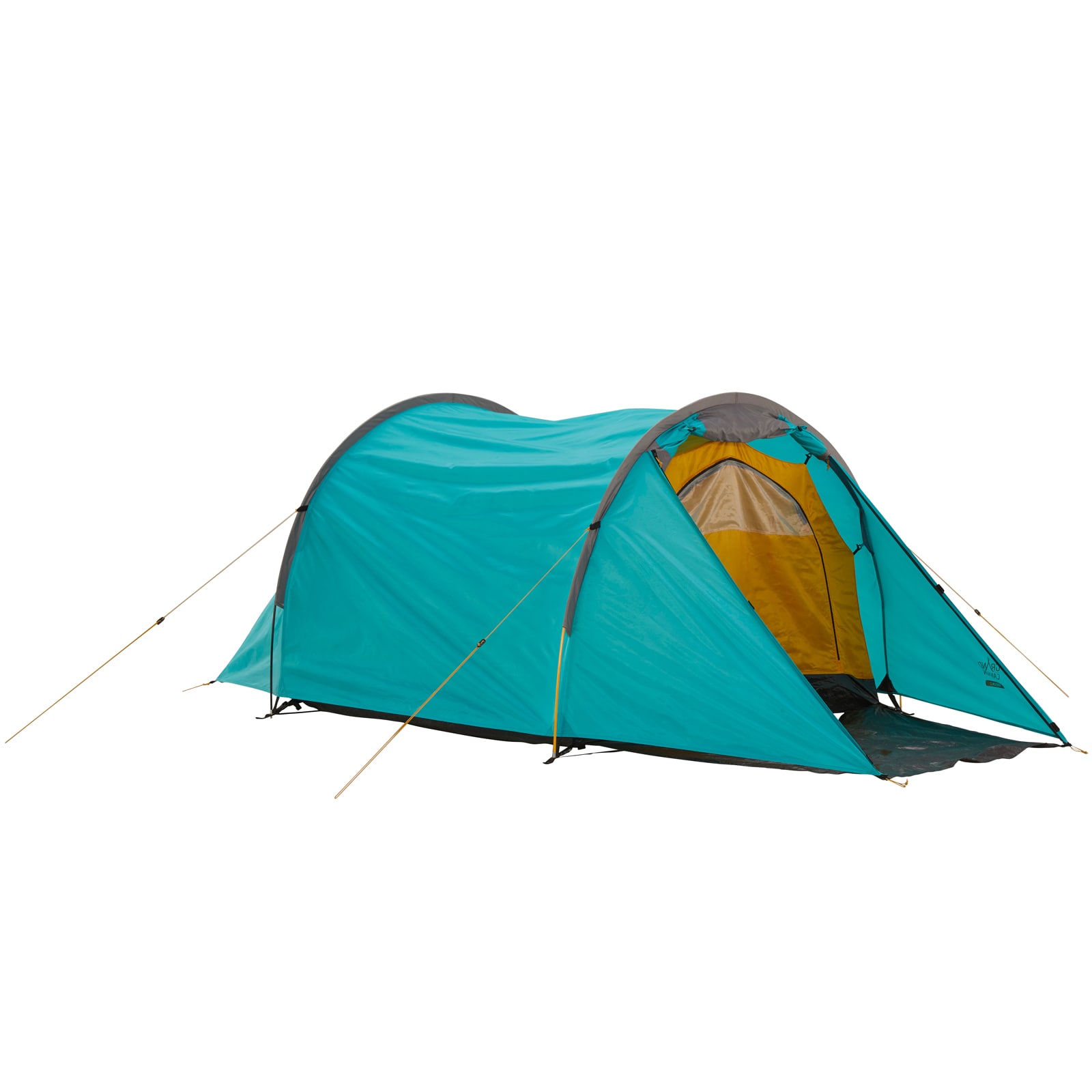 GRAND CANYON Tunelzelt Robson 2 Personen Zelt Familien Camping Leicht Vorraum Farbe: Blue Grass