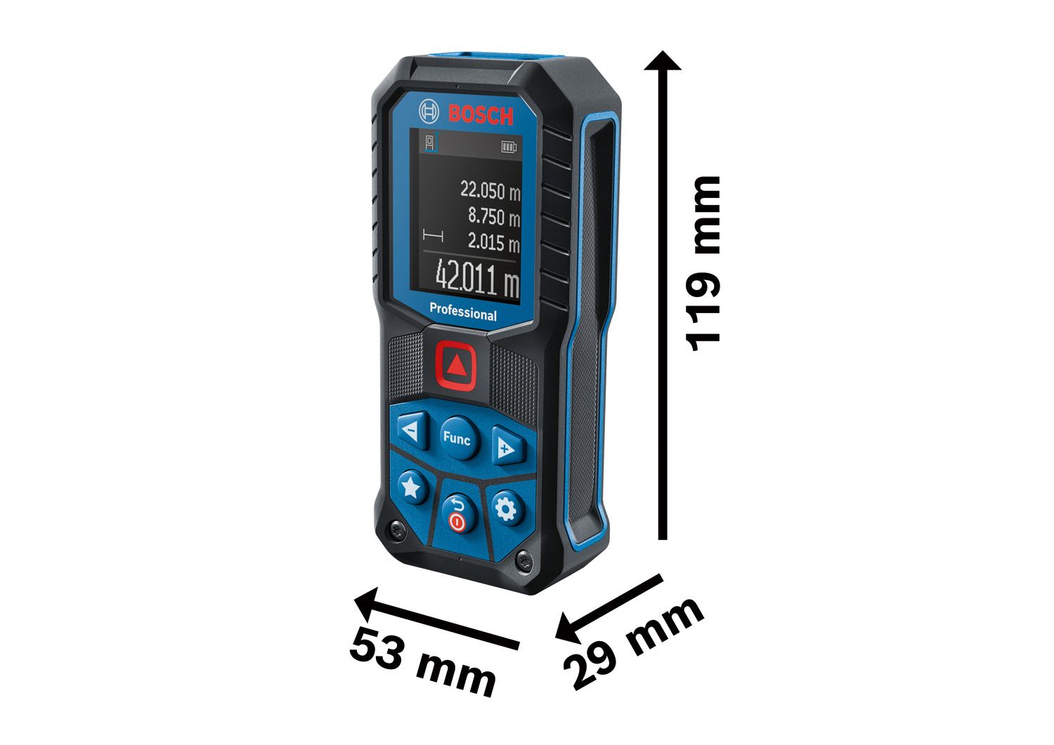Bosch Professional GLM 50-22 Laserafstandsmeter 50 min etui - 0601072S00