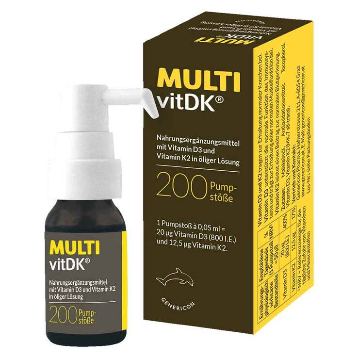 MultivitDK Lösung Vitamin D3 + K2, 10 ml