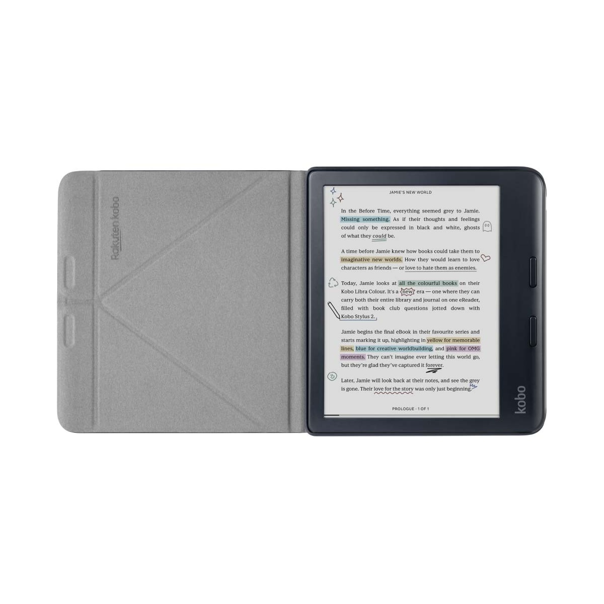 Kobo Libra Colour SleepCover deksel (sort)