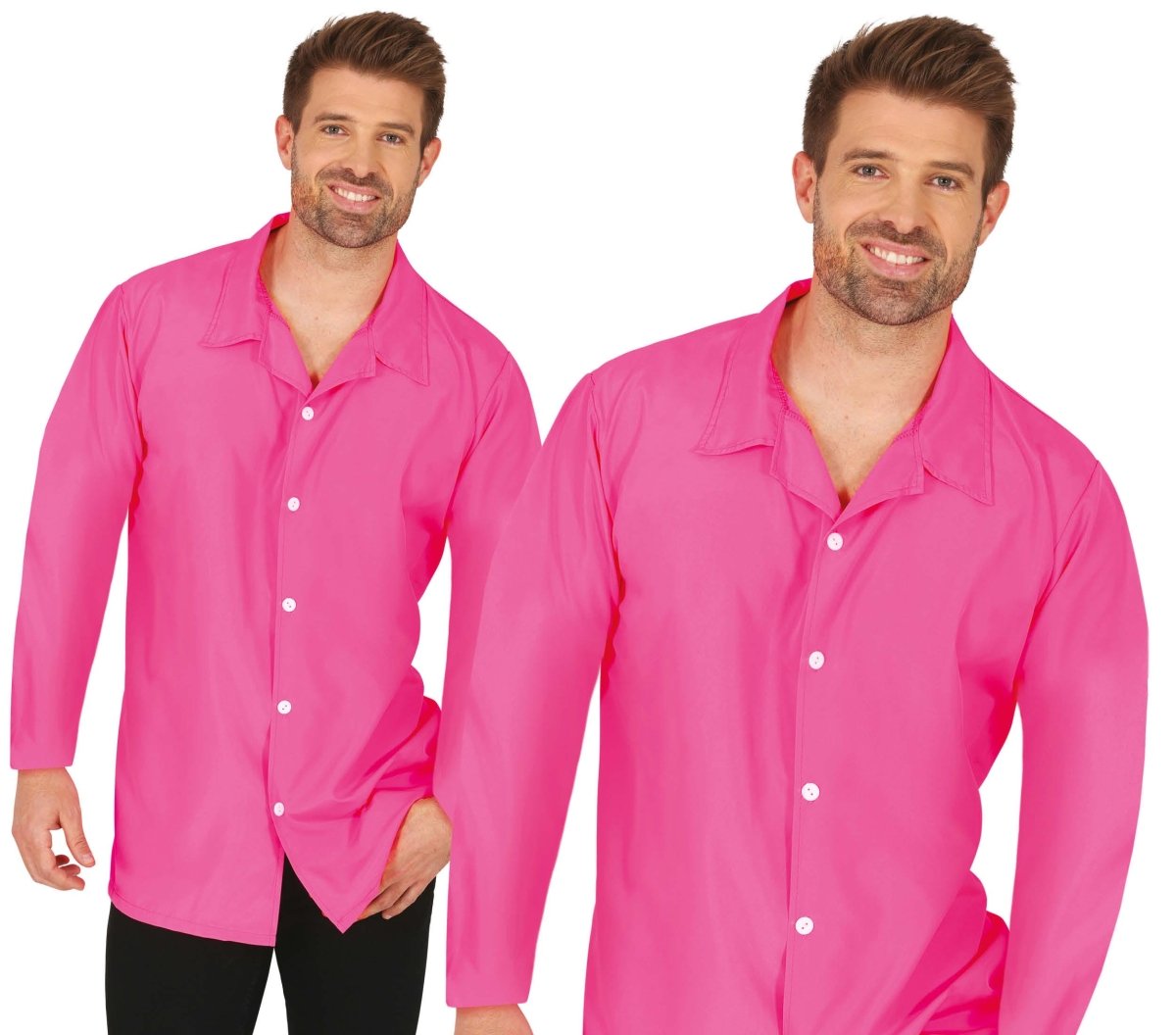 Roze Blouse Heren